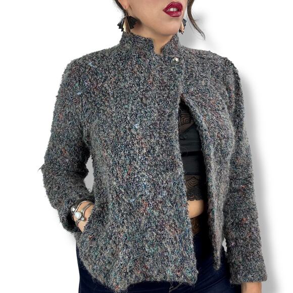 90's IT'S MAGIC by TONI GARMENT mohair single button cardigan - Picture 4 of 17